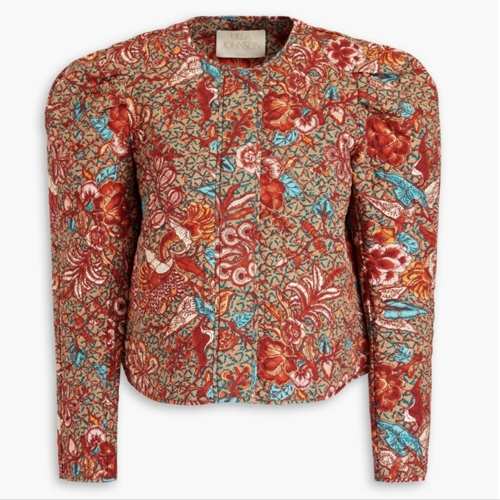 Ulla Johnson Esti Quilted Printed Cotton Jacket